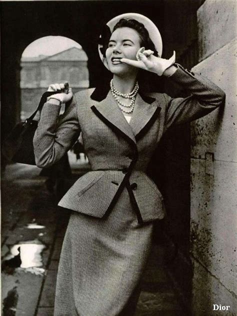 christian dior's ndew look 1950s|Christian Dior 1950 collection.